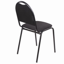 Стул для посетителей РС00Л ткань Черный
