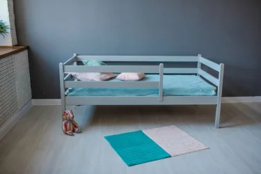 Бортик для деткой кровати RooRoom VK-33с Серый