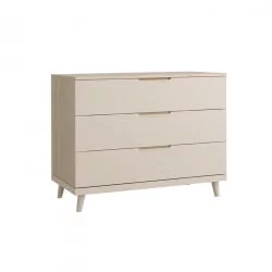 Комод Сканди с 3 ящиками Жемчужно-белый