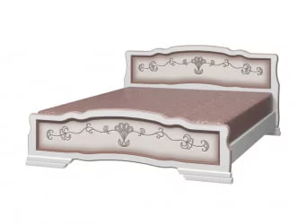 Кровать из массива Карина-6 200х140 Слоновая кость