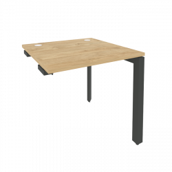 Стол-приставка на П-образном м/к к опорным элементам ONIX O.MP-SPR-0.8 Тиквуд Светлый/Антрацит