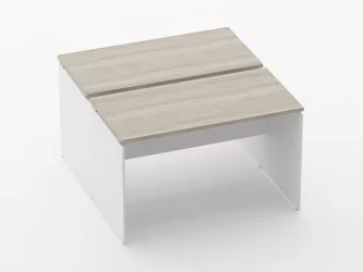 Рабочий модуль Дека ЛДСП каркас 75.125.12 Дуб Сантана светлый/Белый / Deka