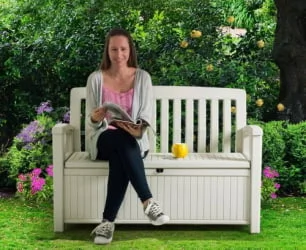 Скамья PATIO BENCH 227 L Коричневый