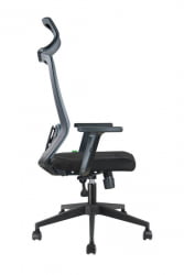 Кресло Бронте А755 Луксе Серый/Черный / Bronte A755 Luxe