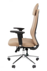 Офисное кресло CHAIRMAN 500 LUX экокожа Бежевый