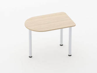 Брифинг-приставка Glassy 2.10 Дуб молочный