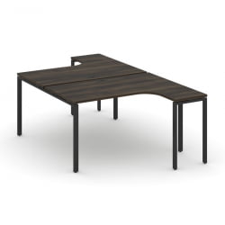 Рабочая станция CОНCЕПТ CН.ДСА-001 Дуб Мали Черный / CONCEPT CN.DSA-001