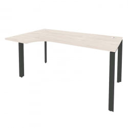 Стол эргономичный левый на П-образном м/к ONIX O.MP-SA-1L Денвер Светлый/Антрацит