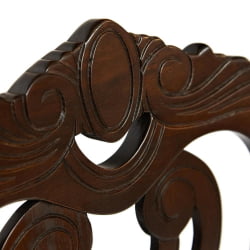 Стул Андромеда/ Andromeda дерево гевея, 47х55,5х107 см, Cappuchino, ткань коричневая S 168-7