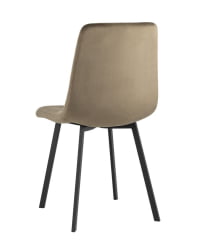 Комплект из двух стульев Chilly велюр коричневый 2 шт.