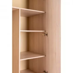 Шкаф двухстворчатый Сканди (ДС) Жемчужно-белый