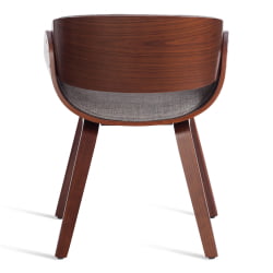 Стул LANDO (mod.8036) дерево / ткань, 59х53х75 см, орех/серый, Aimcasa 28