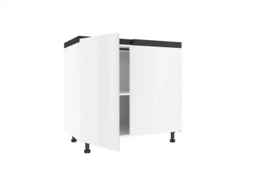 Тумба кухонная угловая 1000 (левая) Шервуд ЛД 281.091.000.145 Белый Белый глянец