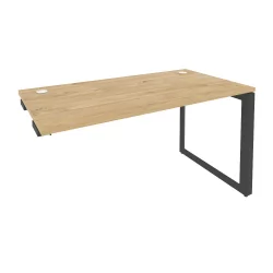 Стол-приставка на О-образном м/к к опорным элементам ONIX O.MO-SPR-3.7 Тиквуд Светлый/Антрацит