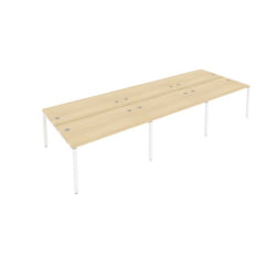 Рабочая станция на 6 раб.места Метал Сйстем Б.СМ-6.3 Акация/Белый / Metal System