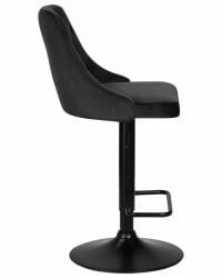 Стул барный DOBRIN JOSEPH BLACK (черный велюр (MJ9-101))