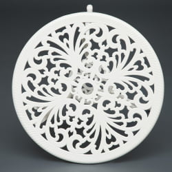 Комплект Secret De Maison Romance (стол +2 стула) алюминиевый сплав, D60/H67, 53х41х89см, butter white