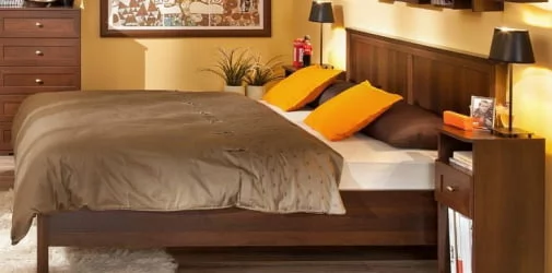 Кровать (1800) Sherlock 41 Орех шоколадный (спальня)