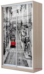 Шкаф-купе Хит-23-12-77 Лондон Ясень шимо светлый