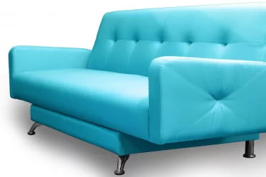 Диван тканевый MANGO 3 (2 категория) Бирюзовый Оранжевый