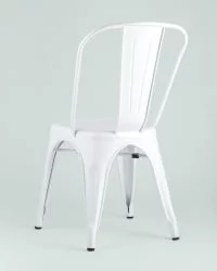 Стул TOLIX с высокой спинкой Белый глянцевый