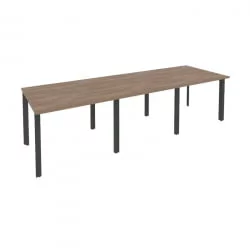 Стол переговорный (3 столешницы) ONIX O.MP-PRG-3.1 Дуб Аризона/Антрацит