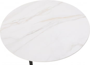 Журнальный столик Aliara светлая керамика