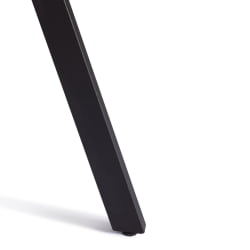 Стол VIGO ЛДСП/HPL/металл, 120 x 80 x 30 х 30 х 75 см, Дуб Вотан/черный