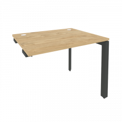 Стол-приставка на П-образном м/к к опорным элементам ONIX O.MP-SPR-1.8 Тиквуд Светлый/Антрацит