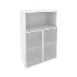 Шкаф средний широкий ONIX O.ST-2.2R Белый Бриллиант