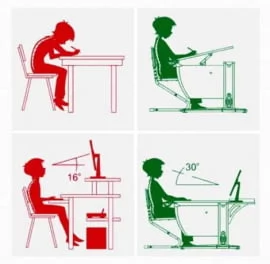 Стол-трансформер Parta 1/75 + Stul Белый Серый