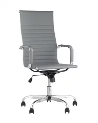 Кресло руководителя ТопЧаирс Ситй Серое / TopChairs City
