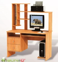 Компьютерный стол с ящиками SN 05.17 Ольха русская