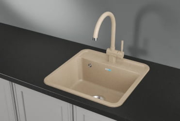 Кухонная мойка GRANULA 5001 Бежевый