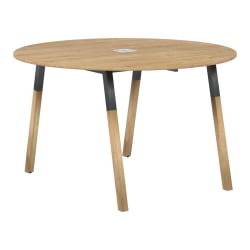 Конференц-стол Forta FRST 1250 Дуб Гамильтон Черный графит