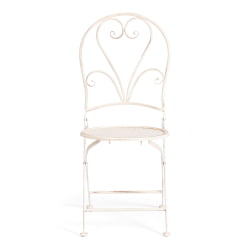 Стул Love Chair (PL08-11140) стальной сплав, античный белый, 40х47,5х94 см