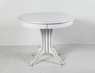 Стол деревянный Орион-5 (d1200) тон 1 с золотой патиной