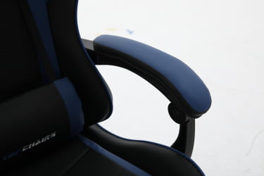 Кресло спортивное TopChairs Shadow черно-синий