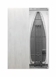 Шкаф-купе белый Iron Slim Eco (левый, купе) Беленый дуб