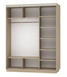 Шкаф Экспресс Медиум-1 1800х2200х Белый снег / 1800х2200h