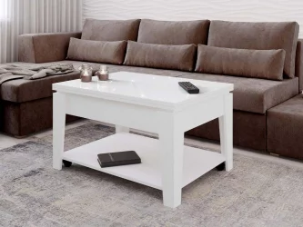 Стол-трансформер Агат-34 (01) Белый шпон