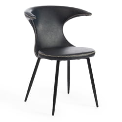 Стул FLAIR (mod. 9020) / 1 шт. в упаковке экокожа/металл, 60 х 56 х 78 см , зеленый 14/черный