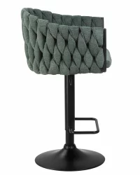 Стул барный DOBRIN LEON Зеленая ткань LAR 275-23
