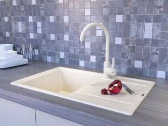 Смеситель Паулмарк Холстеин Бежевый / Paulmark Holstein