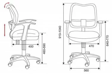 Кресло офисное Бюрократ CH-W797/BL/TW-10