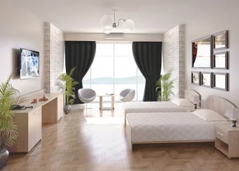 Тумба под холодильник с бортиком (правая) LIGHT С-ТХ-60 Пр Акация Лорка