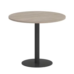 Стол журнальный круглый HOME OFFICE VR.SP-5-90.1 Дуб Аттик/Антрацит металл