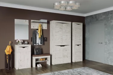 Настенная вешалка в прихожую Соренто 23 Дуб бонифаций