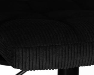 Стул барный ДОБРИН КРУГЕР АРМ БЛАCК (черный вельвет (ЛАР-Е2041-52)) 2 шт / DOBRIN KRUGER ARM BLACK (LAR-E2041-52))