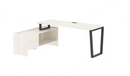 Стол с тумбой EDIS EVCT 19614 Ясень Траун Мокко